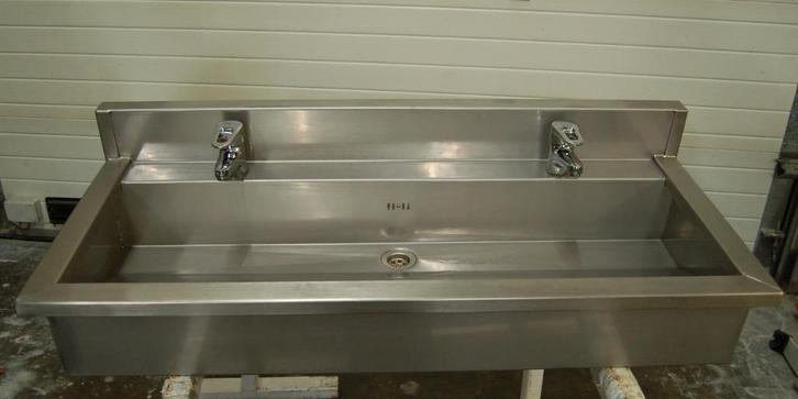 RVS wasbak, Doe-het-zelf en Verbouw, Sanitair, Nieuw, Wastafel, Rvs, Ophalen