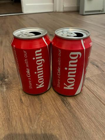 Coca-Cola Koning en Koningin blikjes | Limited Edition beschikbaar voor biedingen