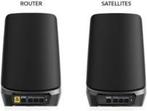 Netgear Orbi RBKE963 - Mesh WiFi - AXE11000 - 3-Pack - Zwart, Computers en Software, WiFi-versterkers, Zo goed als nieuw, Nvt