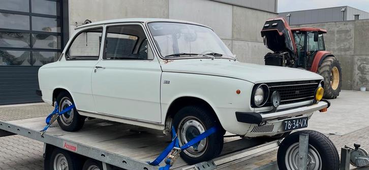 DAF 66 1.1 DE Luxe AUT 1973 Wit, Auto's, Oldtimers, Particulier, Daf, Benzine, Hatchback, Automaat, Origineel Nederlands, Wit