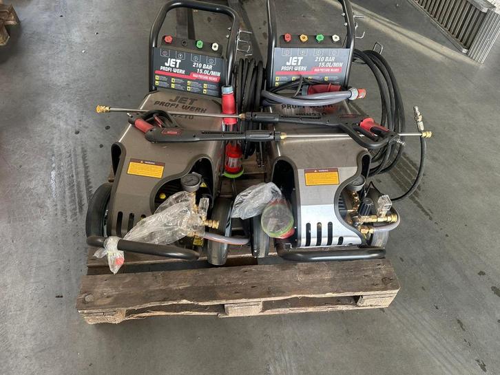 Hogedrukreiniger Jet Profi-Werk - 210 bar, Tuin en Terras, Hogedrukreinigers, Zo goed als nieuw, Elektrisch, Met regelbare waterdruk
