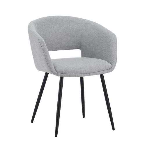 Designstoel/ eetkamerstoel, Huis en Inrichting, Stoelen, Nieuw, Vijf, Zes of meer stoelen, Stof, Overige materialen, Grijs, Ophalen of Verzenden