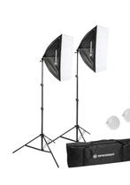 bresser br 2246b 2250w incl lampen, Audio, Tv en Foto, Fotografie | Fotostudio en Toebehoren, Ophalen, Zo goed als nieuw