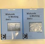 Wiskunde in Werking deel 1 & 2, Ophalen of Verzenden, Beta, Zo goed als nieuw, WO