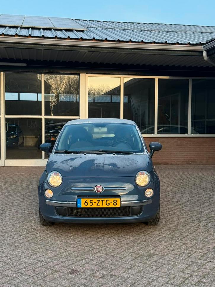 Fiat 500 0.9 85pk Twinair Turbo 2013 Blauw, Auto's, Fiat, Particulier, Benzine, A, Hatchback, Handgeschakeld, Origineel Nederlands