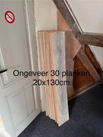 Laminaat grijs houtlook, Ophalen, Kunststof, Gebruikt, 50 tot 150 cm