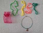 5 korte kettinkjes; 4 flexibele en 1 gewone, Ophalen of Verzenden, Zo goed als nieuw, Ketting