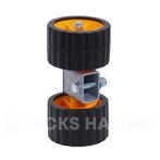 Rollenset 2 kunststof rollen 75x120 mm voor boottrailer, Watersport en Boten, Accessoires en Onderhoud, Info@rickshandel.nl, Overige typen