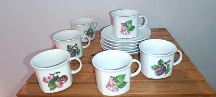 Vintage J. Kronester Bavaria Kop en Schotels, Antiek en Kunst, Antiek | Servies compleet, Ophalen of Verzenden