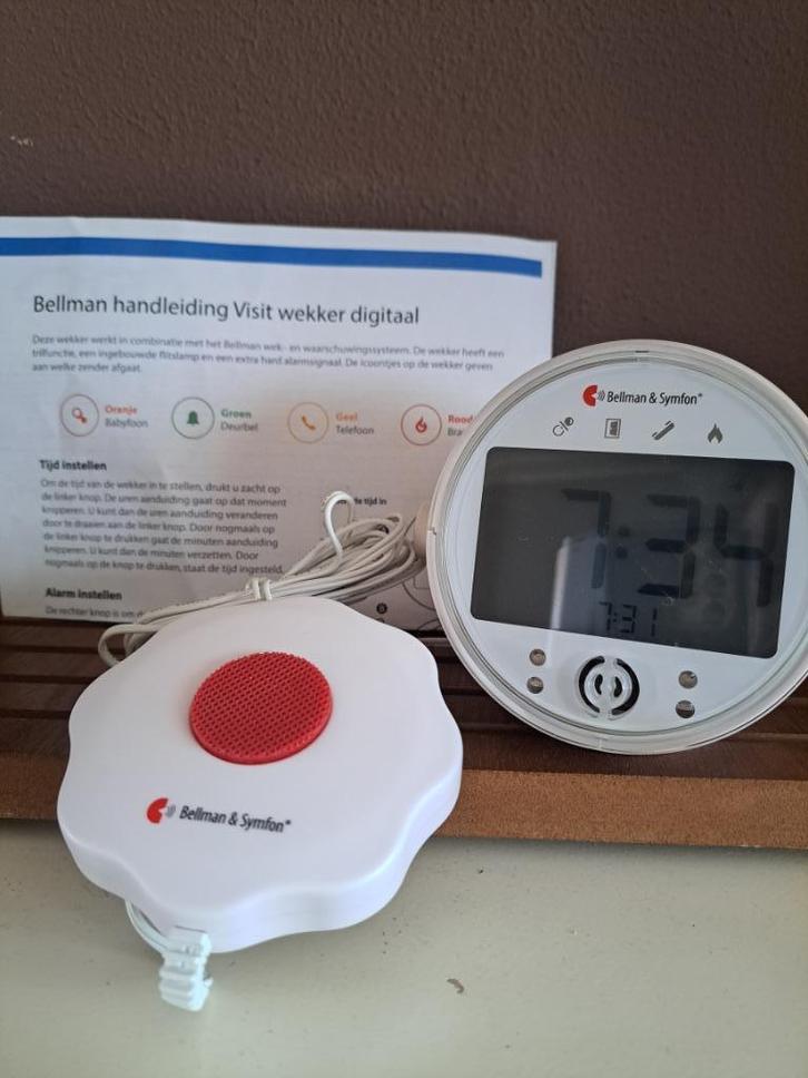 Bellman Visit wekker Digitaal Pro, Witgoed en Apparatuur, Wekkers, Gebruikt, Digitaal, Ophalen