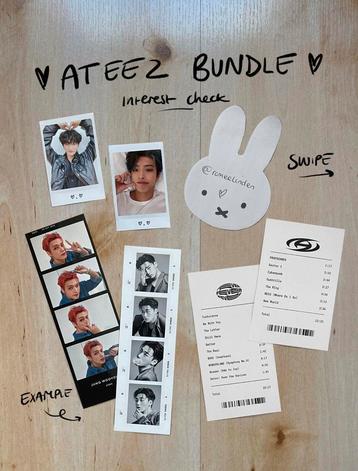 Interest check: Ateez photocard bundels