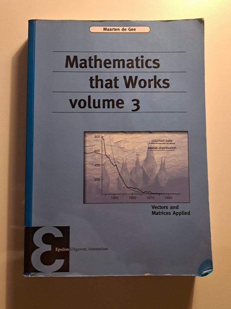 Mathematics that Works 3 + deel 1 & 2 WUR, Gelezen, Ophalen of Verzenden, WO, Maarten de Gee