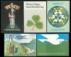 IERLAND 1984-86 5 verschillende St. Patrick's Day Postcards., Verzenden, Ierland, Postfris
