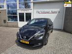 Nissan LEAF 2.ZERO EDITION 40 kWh camera navi keyless Adapti, Auto's, Nissan, Gebruikt, 150 pk, Leder en Stof, Zwart