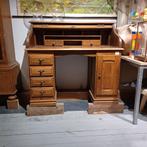 Antiek Eiken Rolbureau - Massief en Zwaar, Ophalen of Verzenden