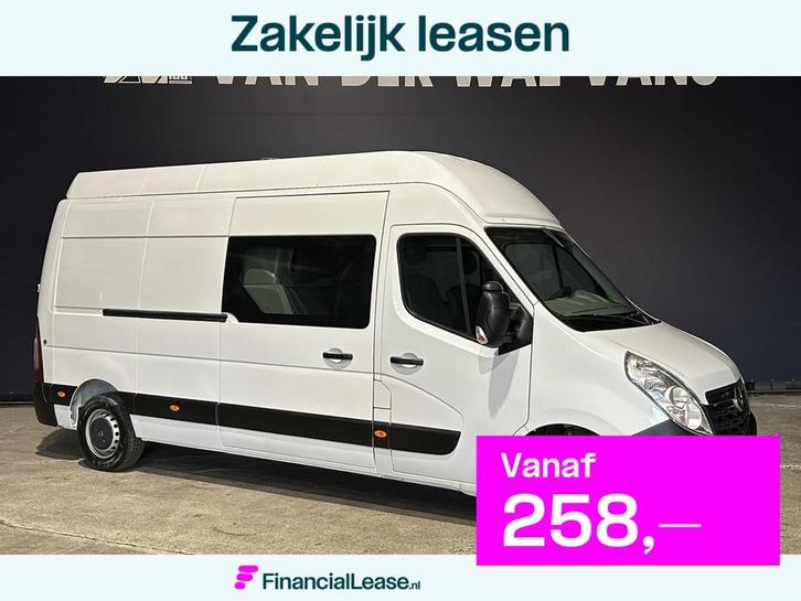 Opel Movano 2.3 CDTI 146pk L3H3 Dubbele Cabine Inrichting Eu, Auto's, Bestelauto's, Bedrijf, Lease, Financial lease, ABS, Airconditioning