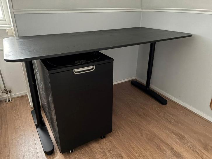 Ikea Galant bureau met ladenblok, Huis en Inrichting, Bureaus, Ophalen