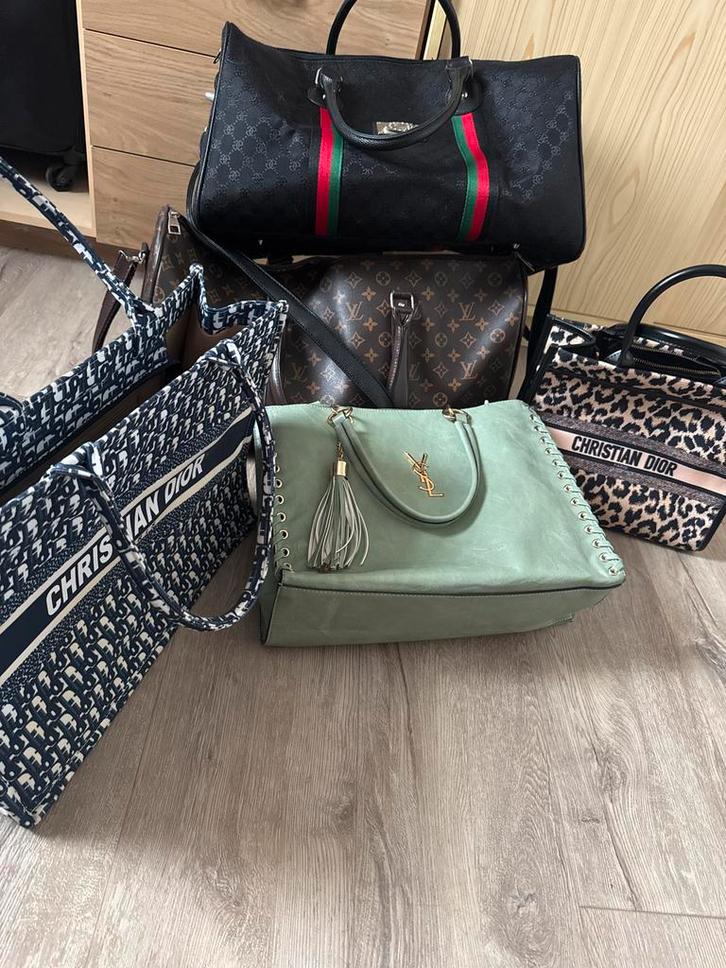 Diverse Tassen Collectie, Sieraden, Tassen en Uiterlijk, Tassen | Damestassen, Gebruikt, Handtas, Overige kleuren, Ophalen