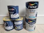 2L Flexa Strak In De Lak + grondverf - Ral 8014 - Nieuw, Bruin, Nieuw, Ophalen of Verzenden, Lak