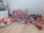 My little pony collectie met o.a. kasteel en ijscowagen, Ophalen, Gebruikt