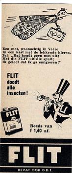 FLIT doodt alle insecten ! Bevat ook D.D.T. Reeds van f1,40, Verzenden, Zo goed als nieuw, Overige typen