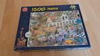 Jan van Haasteren - De Storm - 1500 stukjes, Ophalen of Verzenden, 500 t/m 1500 stukjes, Zo goed als nieuw, Legpuzzel