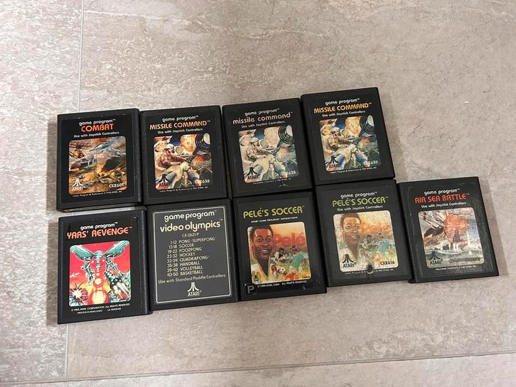 Diverse Atari 2600 spellen, Spelcomputers en Games, Games | Atari, Gebruikt, Atari 2600, Avontuur en Actie, 1 speler, Vanaf 3 jaar