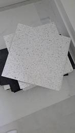 11 stuks natuursteen granito terrazzo vloertegels wit, Nieuw, Minder dan 5 m², Overige materialen, 40 tot 60 cm