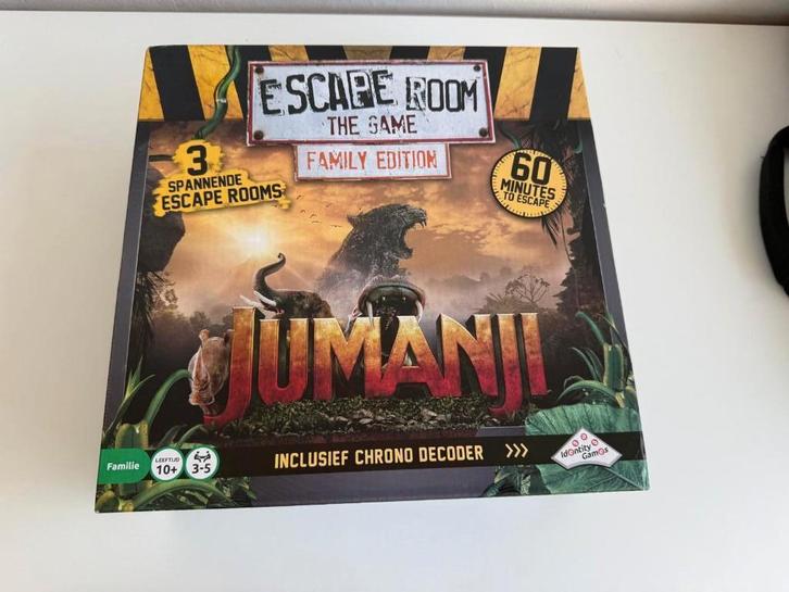 Escape Room: The Game – JUMANJI Edition, Hobby en Vrije tijd, Gezelschapsspellen | Bordspellen, Nieuw, Ophalen of Verzenden
