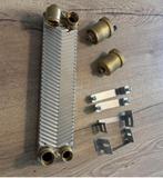 Platenwarmtewisselaar + automatische ontluchters - Nieuw!, Doe-het-zelf en Verbouw, Minder dan 30 cm, Hoog rendement (Hr), Cv-ketel of Combi-ketel