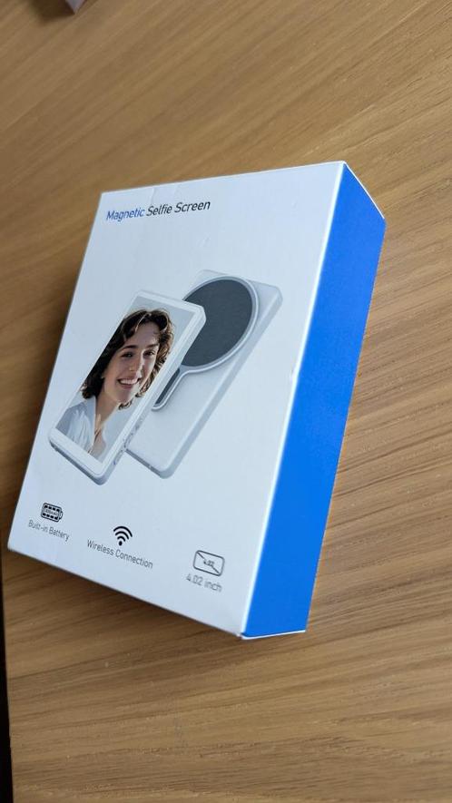 Selfie Monitor Screen (Wit), Telecommunicatie, Mobiele telefoons | Toebehoren en Onderdelen, Zo goed als nieuw, Apple iPhone, Overige typen