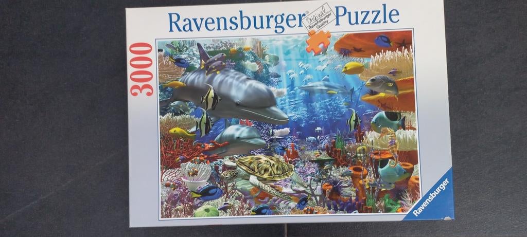 Ravensburger Puzzel 3000 stukjes - Dolfijnen, Ophalen, Meer dan 1500 stukjes, Zo goed als nieuw, Legpuzzel
