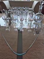 Kristallen Glasservies - 25 Delig - Pools Kristal, Antiek en Kunst, Antiek | Glas en Kristal, Ophalen of Verzenden