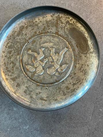 Oude Koekjestrommel Brocante beschikbaar voor biedingen