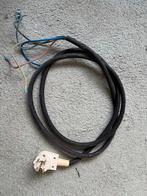 Gebruikte kabel 2 mtr 5x2,5 met Perilex stekker, Doe-het-zelf en Verbouw, Elektra en Kabels, Ophalen of Verzenden, Gebruikt, Kabel of Snoer