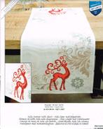 Cado vervaco borduurpakket loper fier hert  KERST, Hobby en Vrije tijd, Borduren en Borduurmachines, Ophalen of Verzenden, Nieuw