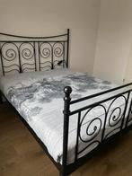 Elektrisch verstelbaar bed 160x200 met Tempur matrassen, Verstelbaar, Zwart, Tweepersoons, Ophalen of Verzenden