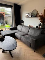 Grijze Eco Leder Bankstel - Comfortabel!, Huis en Inrichting, Banken | Bankstellen, Ophalen, 250 tot 300 cm, Gebruikt, Hoekbank