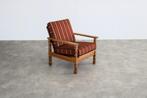 brutalist easy chair | vintage fauteuil | jaren 60 | eiken, Hout, Gebruikt, ., Minder dan 75 cm