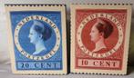 2 stuks schilderijen, postzegel Wilhelmina 10 en 20 cent., Ophalen of Verzenden