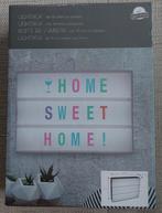 Nieuwe lichtbox met letters, Huis en Inrichting, Woonaccessoires | Tekstborden en Spreuken, Ophalen of Verzenden, Nieuw