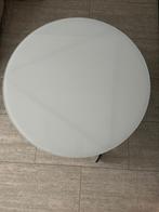 Vintage Strind Glazen Salontafel - Ehlen Johansson, Huis en Inrichting, Tafels | Salontafels, Gebruikt, Rond, Glas, Minder dan 50 cm