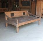 Zeer diepe stationsbank Loungebank teak bank Ibiza Bali RQ21, Ophalen of Verzenden