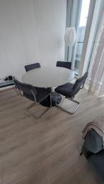 Ronde eettafel, doorsnee 120cm (evt. met stoelen), Ophalen, Kunststof, Rond, Zo goed als nieuw