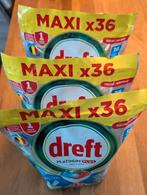 3x Dreft Platinum Plus Vaatwastabletten Maxi x36 - Nieuw, Huis en Inrichting, Schoonmaakartikelen, Ophalen of Verzenden, Schoonmaakmiddel