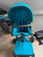 Stokke Kinderwagen/Combiwagen - Blauw, Ophalen of Verzenden, Gebruikt, Combiwagen, Met autostoeltje