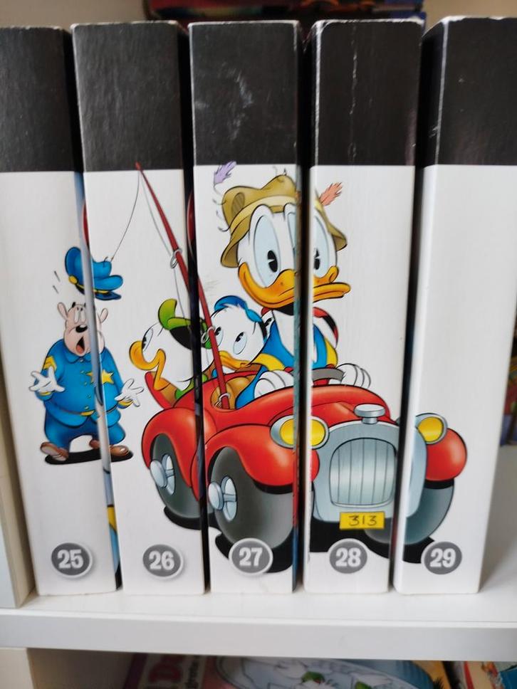 Complete jaargang 2017-2018 Donald Duck themapockets 25tm29, Boeken, Stripboeken, Zo goed als nieuw, Complete serie of reeks, Ophalen of Verzenden