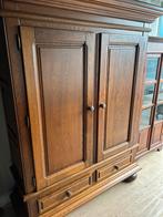 Donker eiken buffet kast, Ophalen, Zo goed als nieuw, 25 tot 50 cm, 150 tot 200 cm