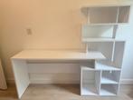 Bureau met speelse vakken (WIT), Ophalen, Zo goed als nieuw, Bureau