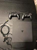 PlayStation 4 Slim - 1TB - 2 Controllers, Ophalen, Gebruikt, Met 2 controllers, 1 TB